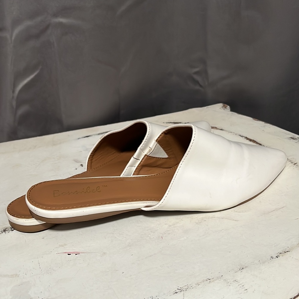 Bonnibel Mule Shoe White Size 9 - Picture 3 of 6